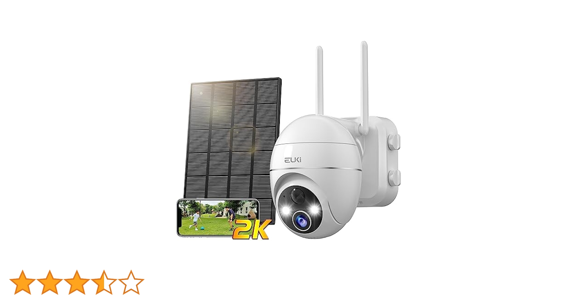 防犯カメラ 屋外 ソーラー Wi-Fi 電池式 水平355°垂直120°PTZ Amazon.co.jp: 防犯カメラ 屋外 ソーラー 300万画素【PTZ全方位